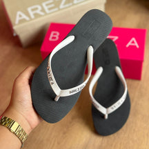 Chinelo de Dedo Arezzo Multicolorido Essential Action