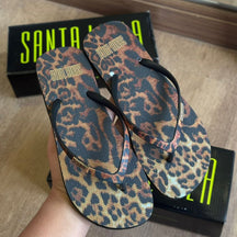 Chinelo Santa Lolla Flip Flop Borracha