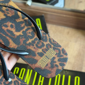 Chinelo Santa Lolla Flip Flop Borracha