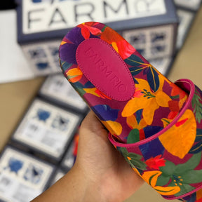 Chinelo Slide Farm Rio Praiana Print